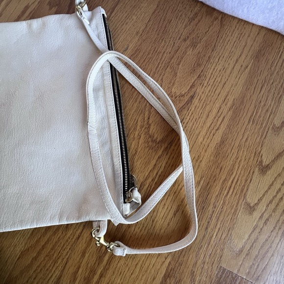 Clare V Cream Crossbody Bag Minimalist French Girl Chic Purse Lightweight - Picture 13 of 16